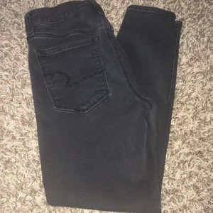 Black American eagle jeans